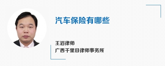 汽车保险有哪些