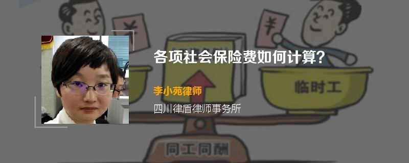 各项社会保险费如何计算？