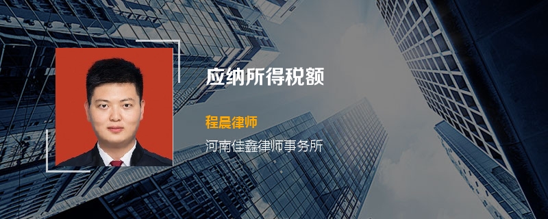 应纳所得税额