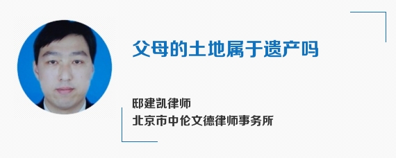 父母的土地属于遗产吗