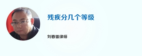 残疾分几个等级