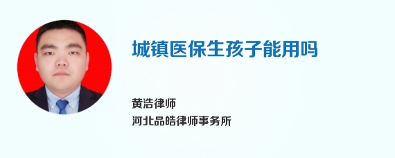城镇医保生孩子能用吗