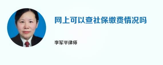 网上可以查社保缴费情况吗