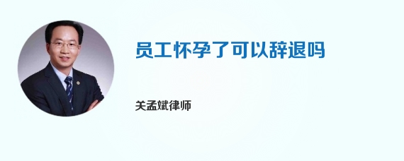 员工怀孕了可以辞退吗